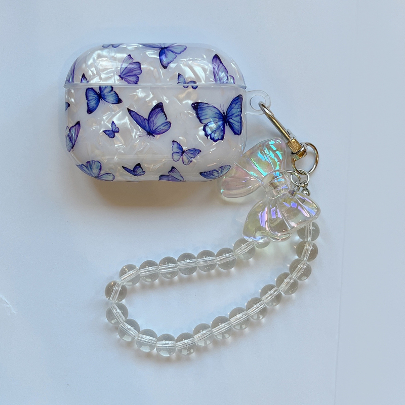 TPU mekana futrola za AirPods 4. generacije / Pro 2. generacije, s uzorkom školjke i crtanim otisnom