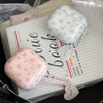 Zaštitna kutija za Apple AirPods – mekano kućište, PC materijal, kompatibilno s Apple, proljetni cvjetni dizajn, prilagodljivo