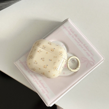 Zaštitna kutija za Apple AirPods – mekano kućište, PC materijal, kompatibilno s Apple, proljetni cvjetni dizajn, prilagodljivo