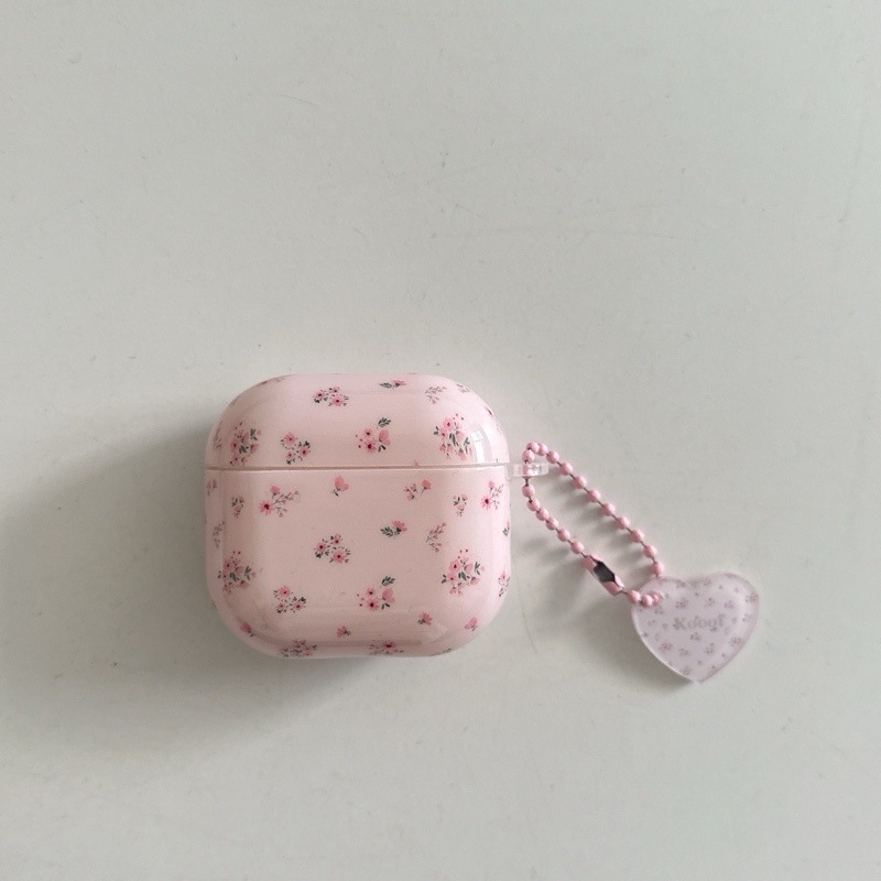 Zaštitna kutija za Apple AirPods – mekano kućište, PC materijal, kompatibilno s Apple, proljetni cvjetni dizajn, prilagodljivo