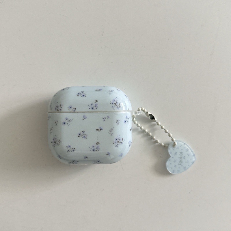 Zaštitna kutija za Apple AirPods – mekano kućište, PC materijal, kompatibilno s Apple, proljetni cvjetni dizajn, prilagodljivo
