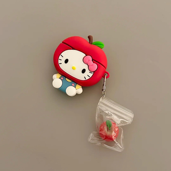 Carcasă pentru AirPods, design Cartoon, silicon, husă moale, turnare prin injecție, pentru Apple AirPods 2/3/4 Gen