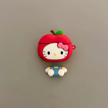 Carcasă pentru AirPods, design Cartoon, silicon, husă moale, turnare prin injecție, pentru Apple AirPods 2/3/4 Gen