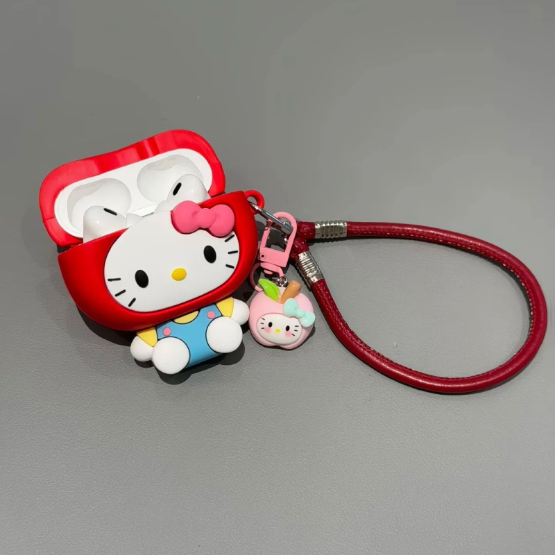 Carcasă pentru AirPods, design Cartoon, silicon, husă moale, turnare prin injecție, pentru Apple AirPods 2/3/4 Gen