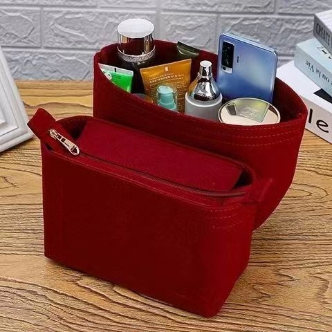 Чанта за козметика и съхранение с голям капацитет – PU материал, подплата от нетъкана материя, за домашно съхранение, стил: елегантна зряла жена