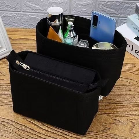 Чанта за козметика и съхранение с голям капацитет – PU материал, подплата от нетъкана материя, за домашно съхранение, стил: елегантна зряла жена