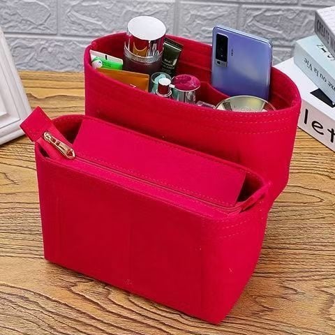 Чанта за козметика и съхранение с голям капацитет – PU материал, подплата от нетъкана материя, за домашно съхранение, стил: елегантна зряла жена