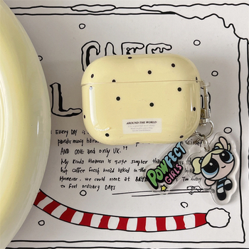 Kutija za AirPods od PC materijala, mekano kućište, reljefni emboss, kompatibilno s Apple.