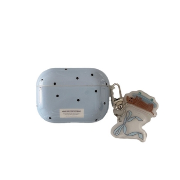 Kutija za AirPods od PC materijala, mekano kućište, reljefni emboss, kompatibilno s Apple.