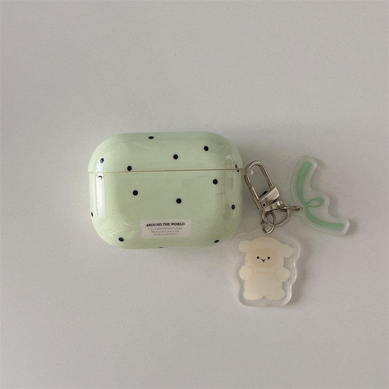 Kutija za AirPods od PC materijala, mekano kućište, reljefni emboss, kompatibilno s Apple.