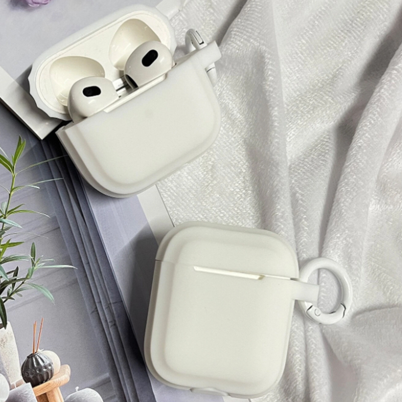 Kućište za AirPods od mekog silikona – otporno na padove, izrađeno injekcijskim oblikovanjem, kompatibilno s Apple AirPods.