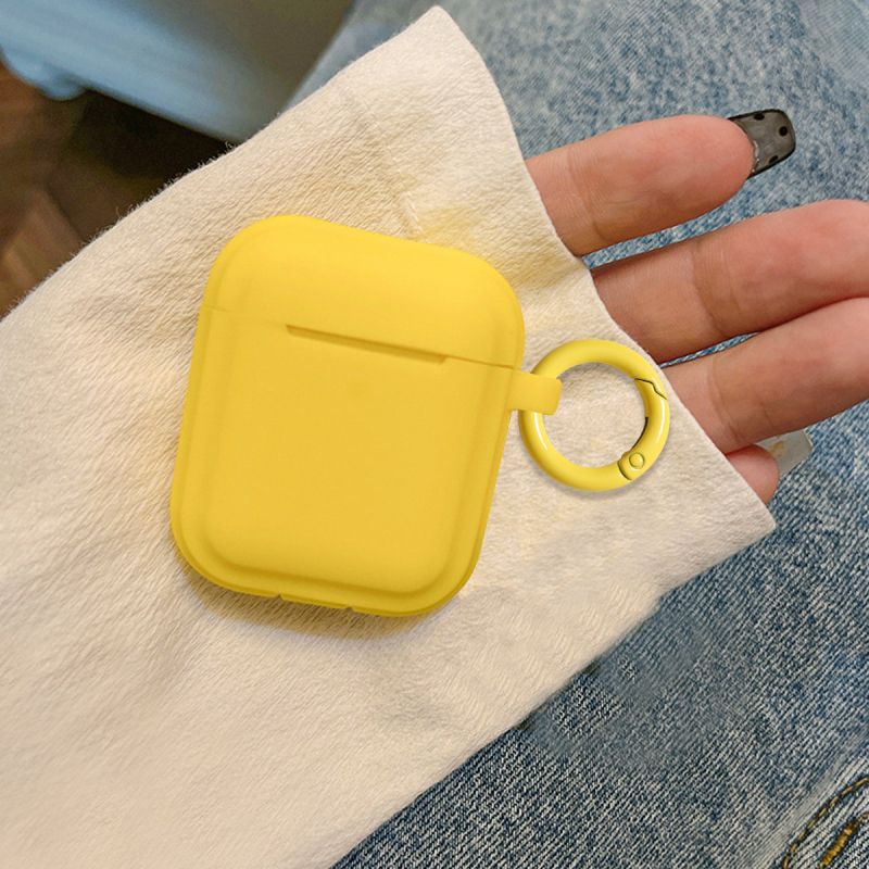 Kućište za AirPods od mekog silikona – otporno na padove, izrađeno injekcijskim oblikovanjem, kompatibilno s Apple AirPods.