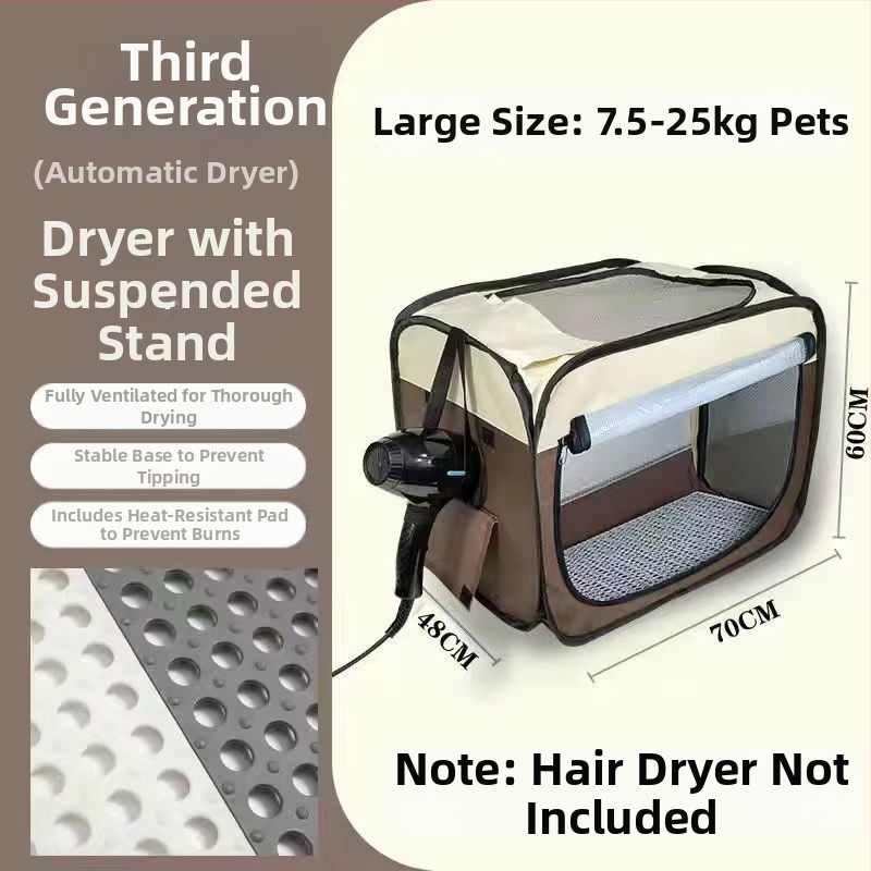 Trešās paaudzes mājdzīvnieku žāvēšanas kaste, pilnīgi automātiska mājas izmantošana, piemērots kaķiem, jauda <1000W, spriegums ≤36V