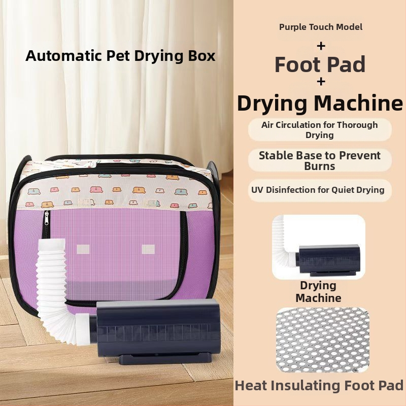 Trešās paaudzes mājdzīvnieku žāvēšanas kaste, pilnīgi automātiska mājas izmantošana, piemērots kaķiem, jauda <1000W, spriegums ≤36V