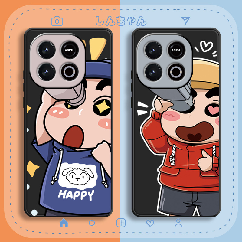 Θήκη κινητού IQOO Z10 Turbo+ – TPU με ματ φινίρισμα, προστασία από πτώσεις, στυλ καρτούν, συμβατή με Vivo