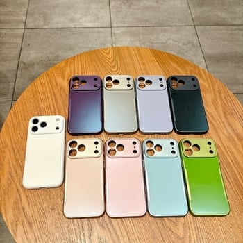 Калъф за iPhone 17 с мътен финиш, удароустойчив и антиотпечатък, тънък профил