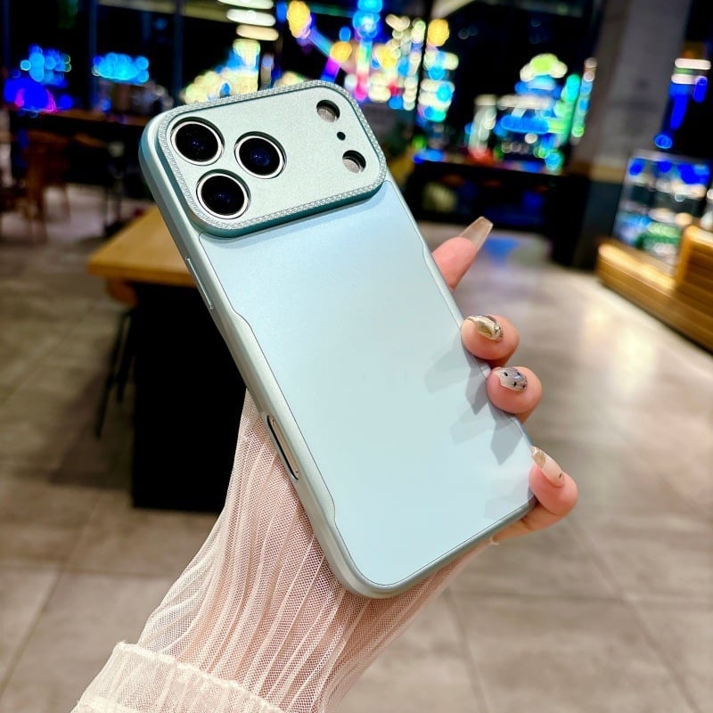 Калъф за iPhone 17 с мътен финиш, удароустойчив и антиотпечатък, тънък профил