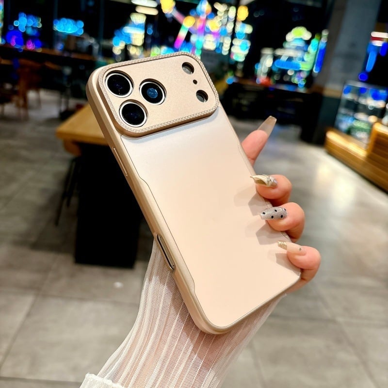 Калъф за iPhone 17 с мътен финиш, удароустойчив и антиотпечатък, тънък профил