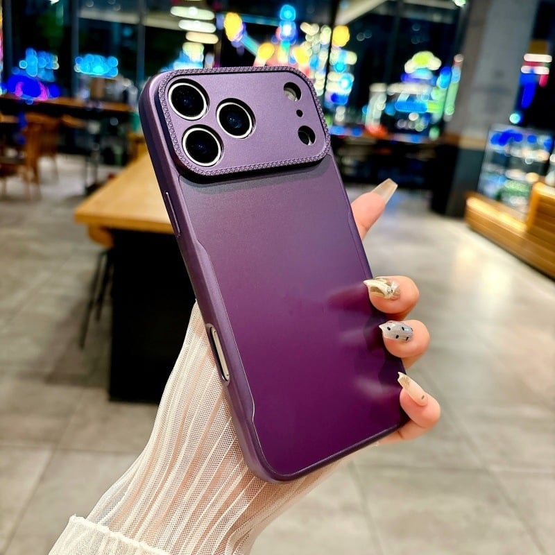 Калъф за iPhone 17 с мътен финиш, удароустойчив и антиотпечатък, тънък профил