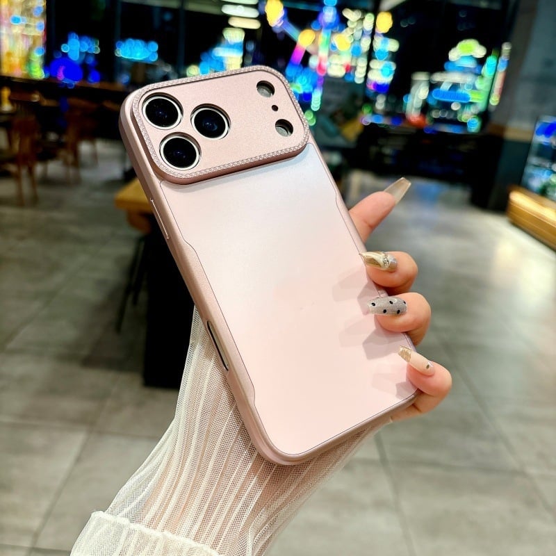 Калъф за iPhone 17 с мътен финиш, удароустойчив и антиотпечатък, тънък профил