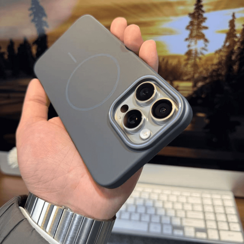 Θήκη iPhone με μαγνητική πρόσδεση, ματ φινίρισμα, πλήρης προστασία, υλικό PC, απαγωγή θερμότητας