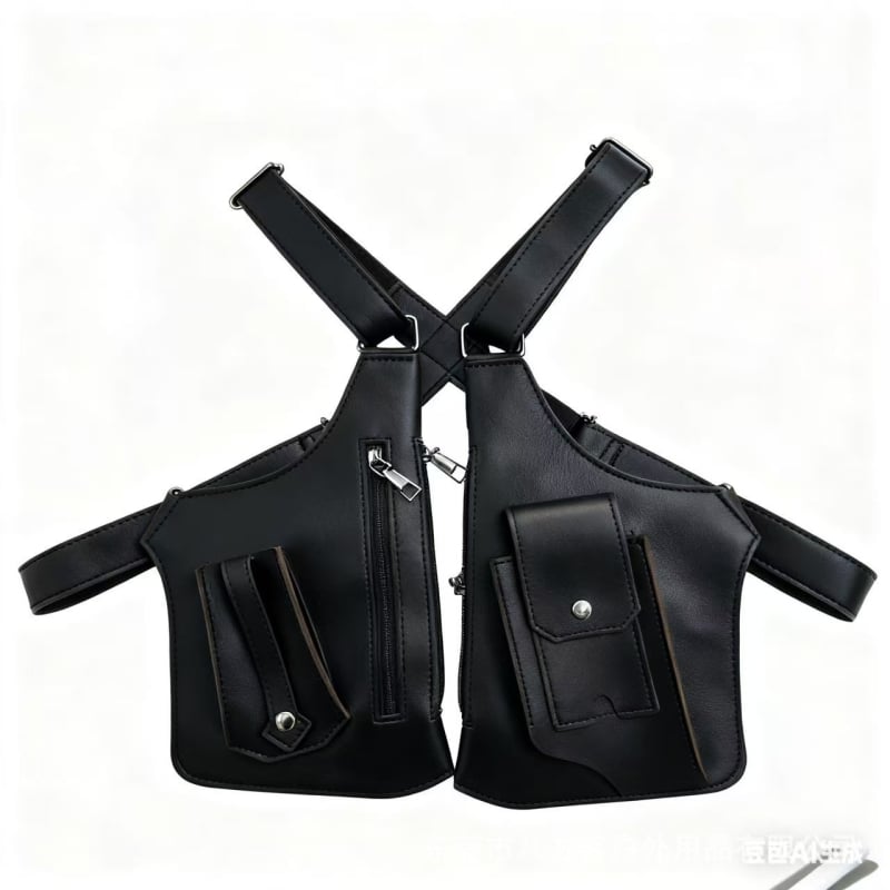 Taška na mobilný telefón z PVC, zapínanie na zips, vnútorná kapsa na telefón, vodorovný štvorcový tvar, 400 g (PVC; zips; vnútorná kapsa; vodorovný štvorcový tvar; 400 g)