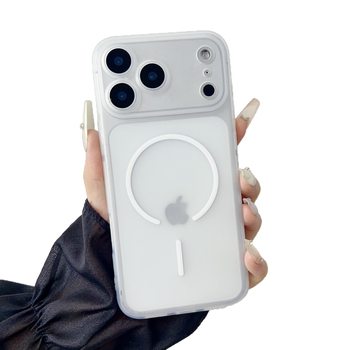Magnetska mat završna futrola za iPhone 15–17, tanko, otporno na padove, unisex