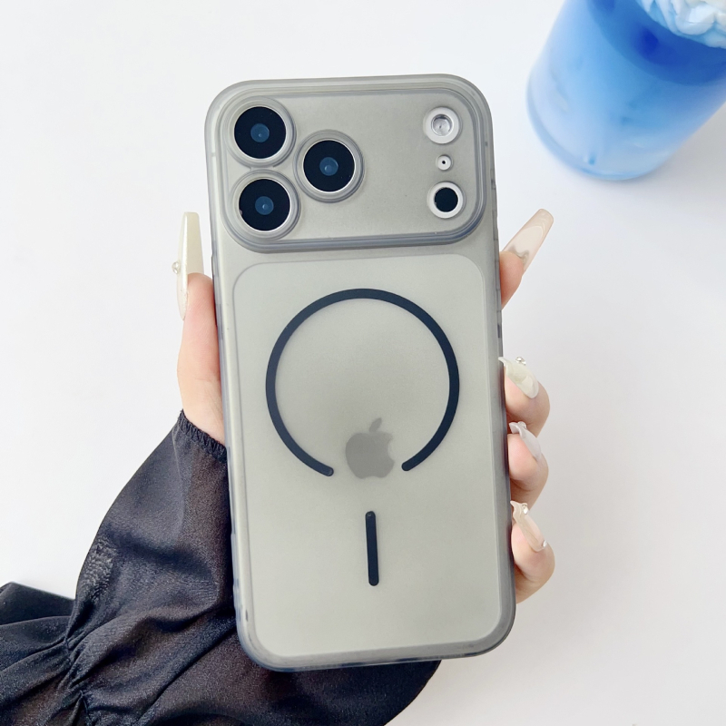Magnetska mat završna futrola za iPhone 15–17, tanko, otporno na padove, unisex