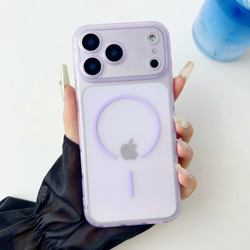 Magnetska mat završna futrola za iPhone 15–17, tanko, otporno na padove, unisex