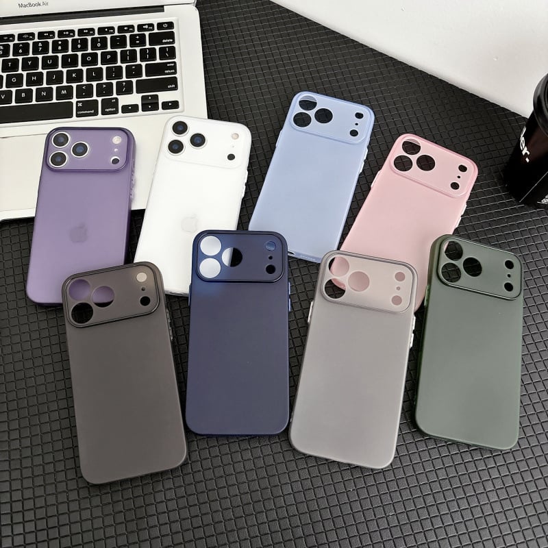 Izuzetno tanak mat TPU kućište za iPhone 11/12/14/15/16/17 Pro Max, poluprozirno, zaštita od padova, otisci prstiju