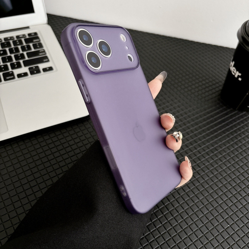 Izuzetno tanak mat TPU kućište za iPhone 11/12/14/15/16/17 Pro Max, poluprozirno, zaštita od padova, otisci prstiju