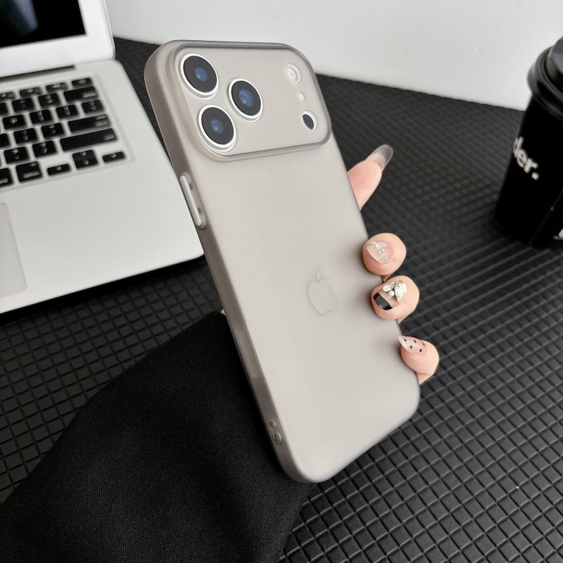 Izuzetno tanak mat TPU kućište za iPhone 11/12/14/15/16/17 Pro Max, poluprozirno, zaštita od padova, otisci prstiju