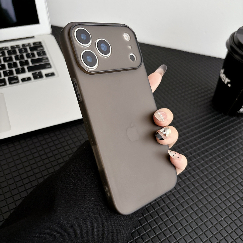 Izuzetno tanak mat TPU kućište za iPhone 11/12/14/15/16/17 Pro Max, poluprozirno, zaštita od padova, otisci prstiju