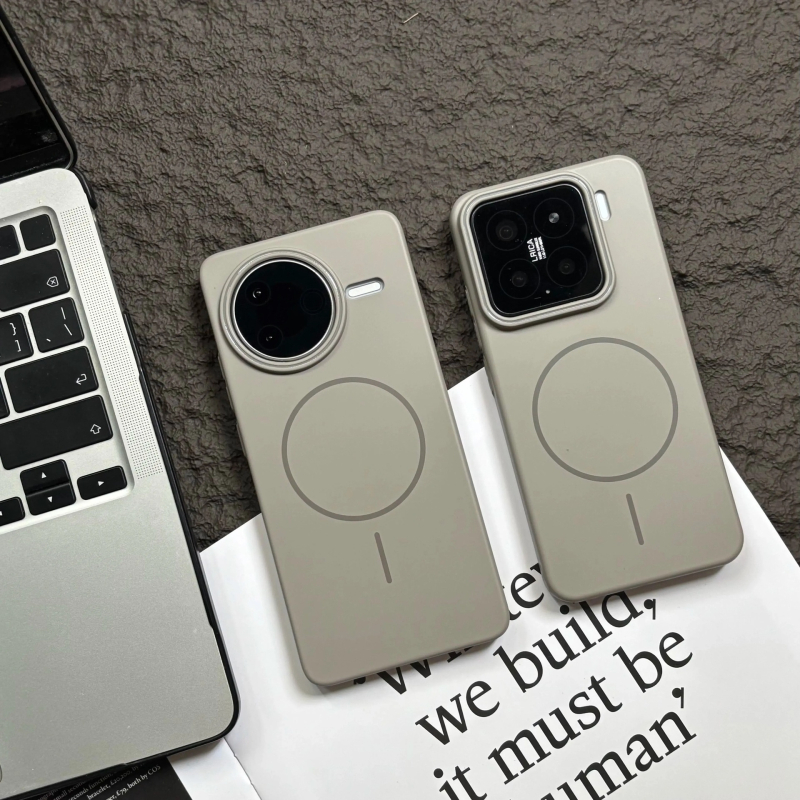 Калъф за Redmi K80 Pro с матов финиш, PC материал, магнитна адсорбция, антиотпечатък, удароустойчив