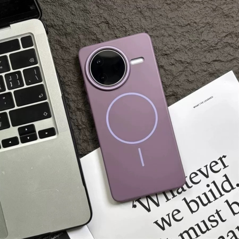 Калъф за Redmi K80 Pro с матов финиш, PC материал, магнитна адсорбция, антиотпечатък, удароустойчив