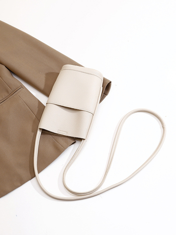 Torba za mobitel s crossbody remenom od PU kože, magnetsko zatvaranje, uspravan četverokutni oblik, gradski minimalistički stil, LSHMao