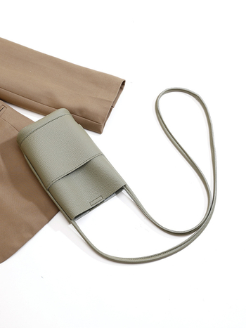 Torba za mobitel s crossbody remenom od PU kože, magnetsko zatvaranje, uspravan četverokutni oblik, gradski minimalistički stil, LSHMao