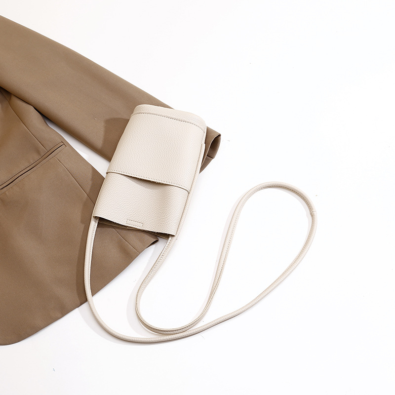 Torba za mobitel s crossbody remenom od PU kože, magnetsko zatvaranje, uspravan četverokutni oblik, gradski minimalistički stil, LSHMao