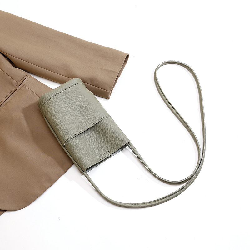 Torba za mobitel s crossbody remenom od PU kože, magnetsko zatvaranje, uspravan četverokutni oblik, gradski minimalistički stil, LSHMao
