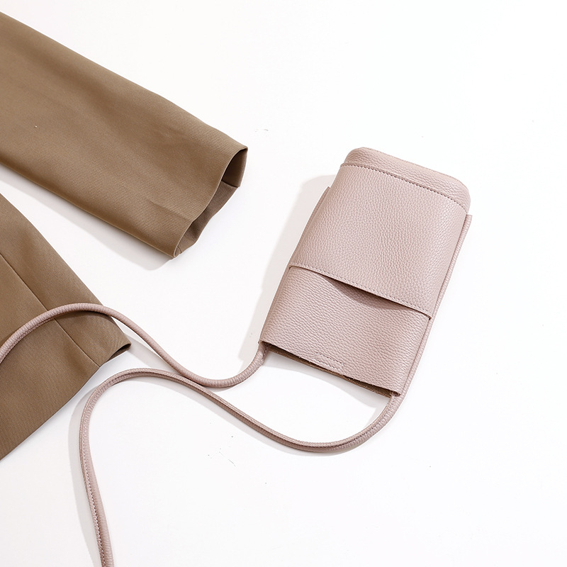 Torba za mobitel s crossbody remenom od PU kože, magnetsko zatvaranje, uspravan četverokutni oblik, gradski minimalistički stil, LSHMao