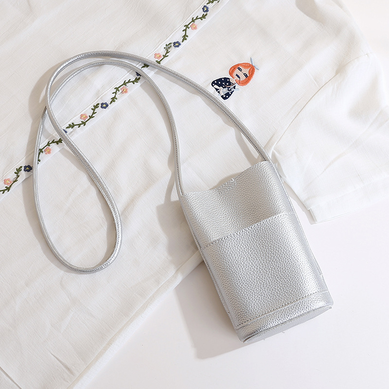 Torba za mobitel s crossbody remenom od PU kože, magnetsko zatvaranje, uspravan četverokutni oblik, gradski minimalistički stil, LSHMao