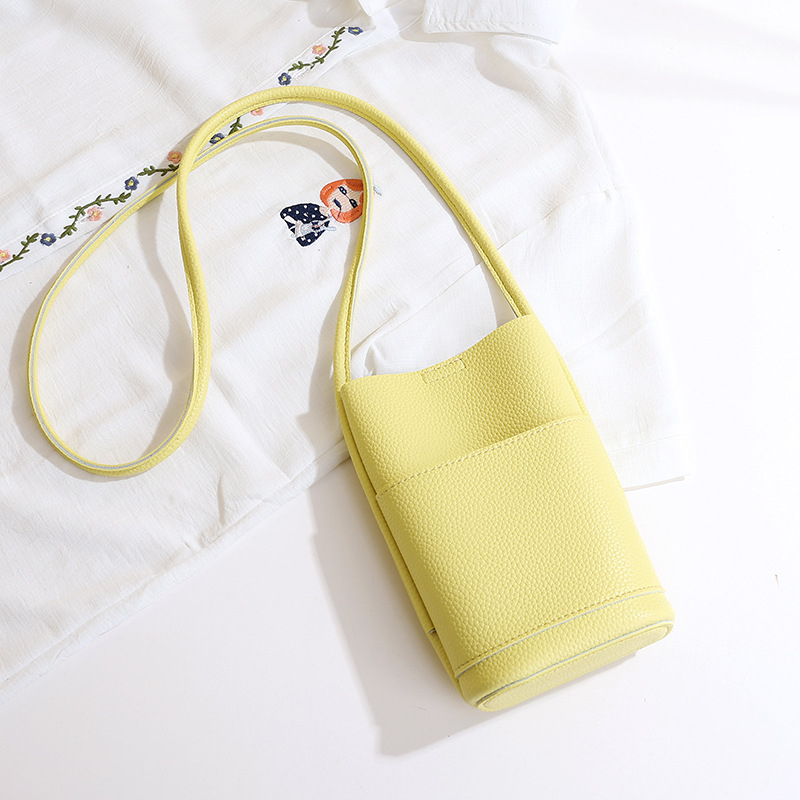 Torba za mobitel s crossbody remenom od PU kože, magnetsko zatvaranje, uspravan četverokutni oblik, gradski minimalistički stil, LSHMao