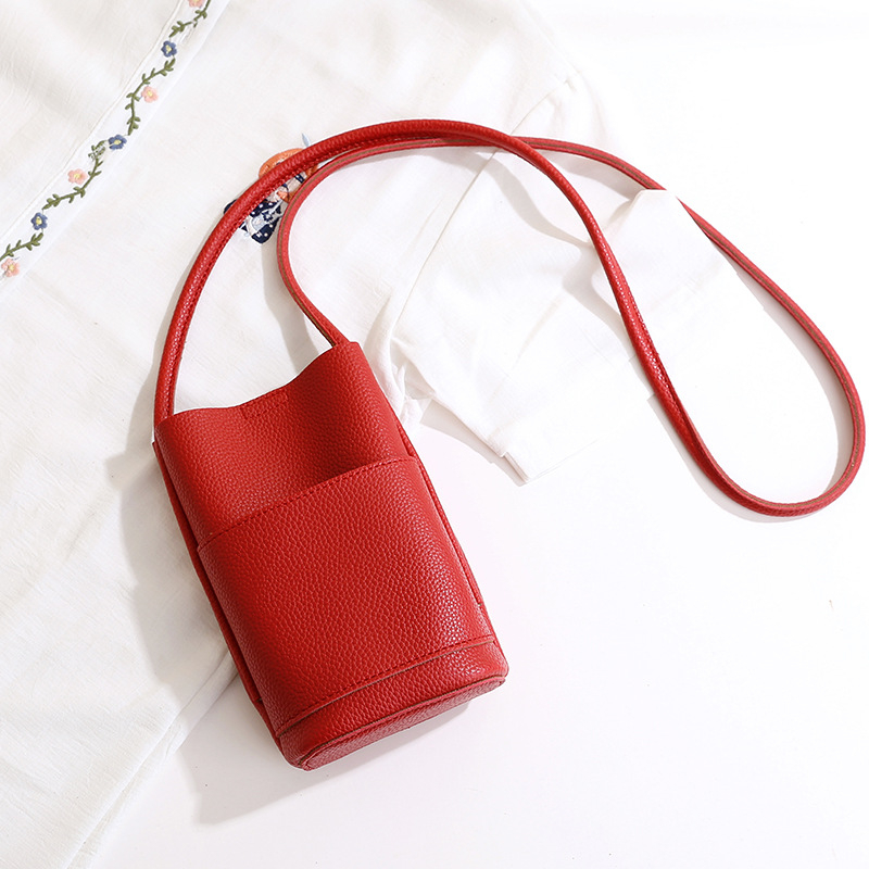Torba za mobitel s crossbody remenom od PU kože, magnetsko zatvaranje, uspravan četverokutni oblik, gradski minimalistički stil, LSHMao