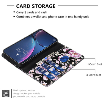 HONOR X8C flip vāciņš no imitētās ādas, rokdarbi, karikatūru stil, triecienizturīgs, pret kritienu, atbalsta pielāgošanu