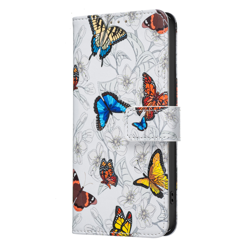 HONOR X8C flip vāciņš no imitētās ādas, rokdarbi, karikatūru stil, triecienizturīgs, pret kritienu, atbalsta pielāgošanu