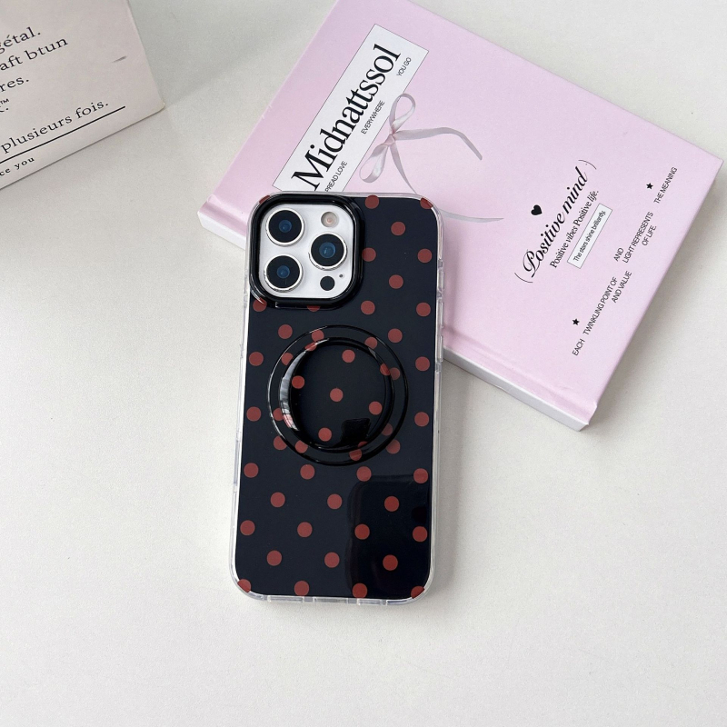 Carcasă pentru iPhone 14 Pro Max cu suport magnetic, TPU + acrilic, IMD dublu, protecție anti-cădere, aderență magnetică puternică