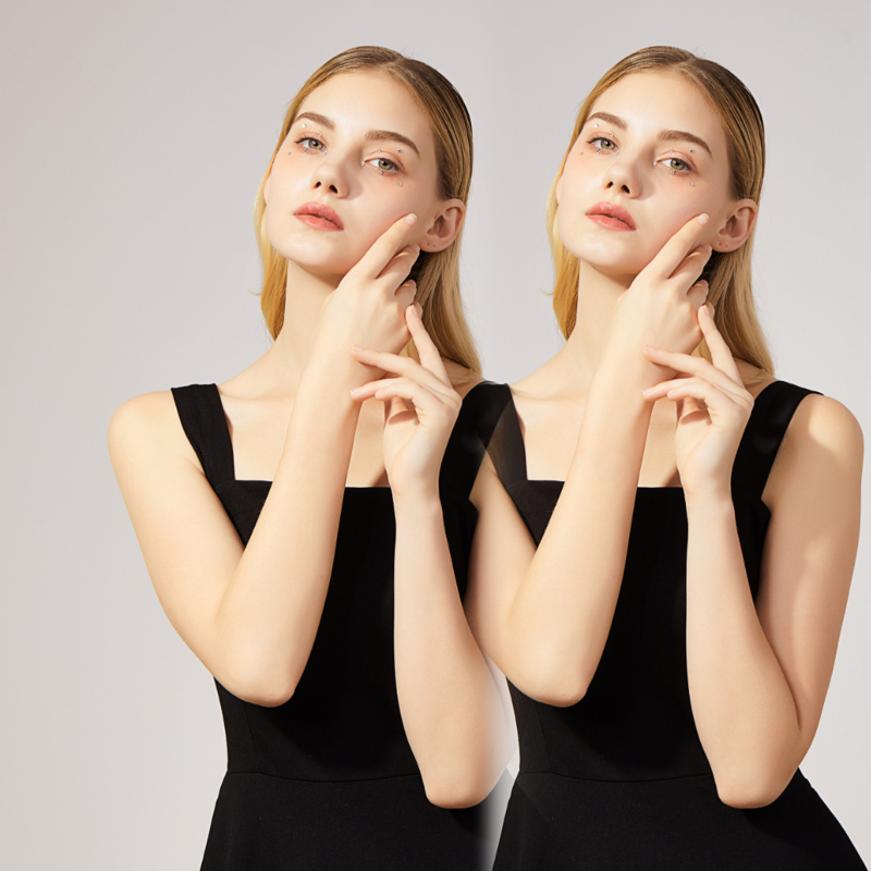 Szellemítő hatású, kétoldalas UV-szűrő kamerához, modell LJ06, bajonettszélességek 52–82 mm, kompatibilis a kamerákkal, tiszta feldolgozás.