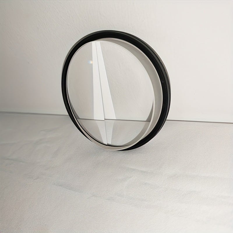 Szellemítő hatású, kétoldalas UV-szűrő kamerához, modell LJ06, bajonettszélességek 52–82 mm, kompatibilis a kamerákkal, tiszta feldolgozás.