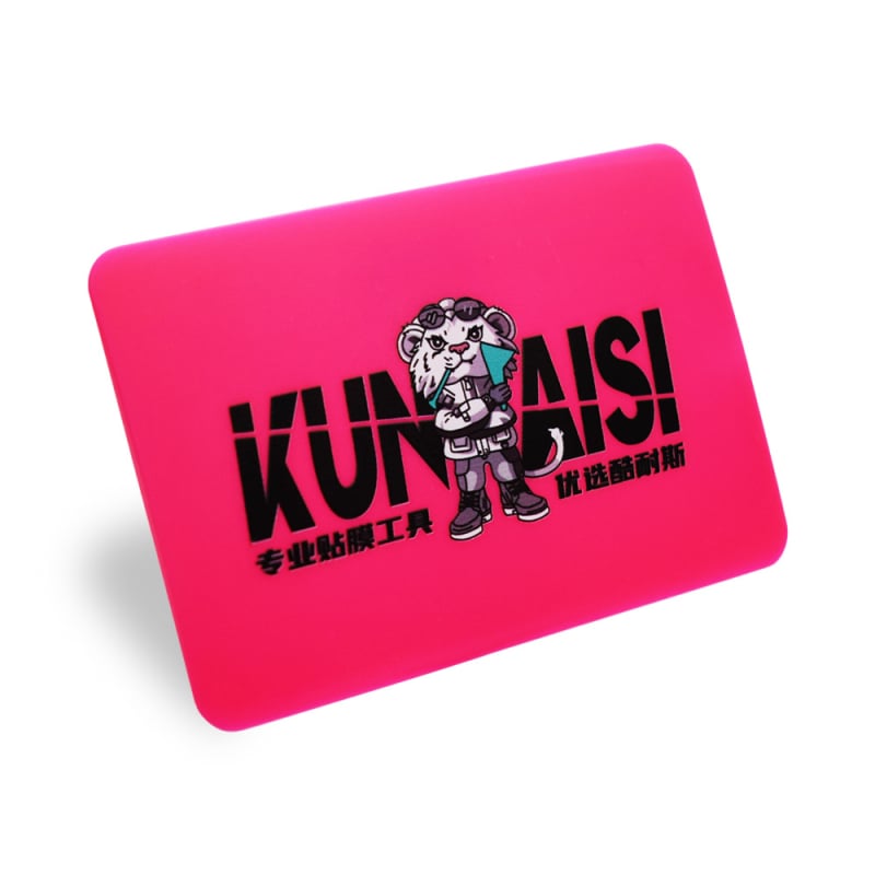 KUNAISI műanyag autóbevonat fólia kaparóeszköz puha flanel párnával, testreszabható karosszéria-fólia eszköz