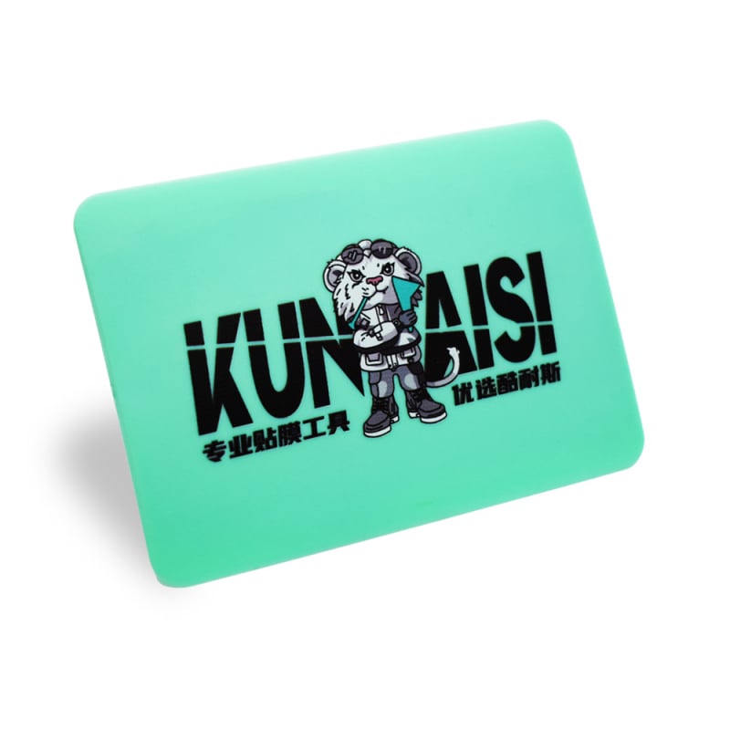 KUNAISI műanyag autóbevonat fólia kaparóeszköz puha flanel párnával, testreszabható karosszéria-fólia eszköz